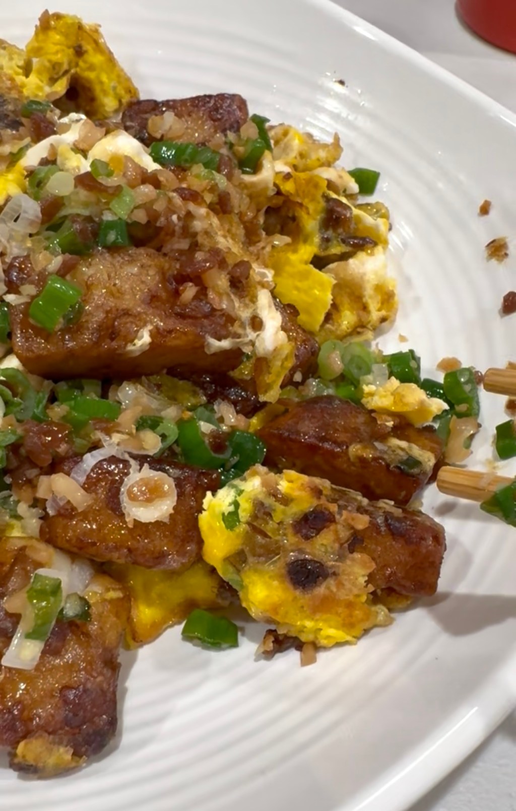 Bột chiên (pan-fried rice flour cake)